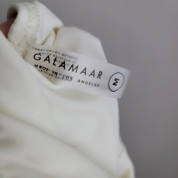 Galamaar Chemise One Piece in Crema size M NWT - Picture 8 of 10